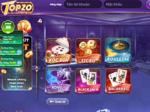 Khám phá sơ lược về game bài sicbo tại Topzo